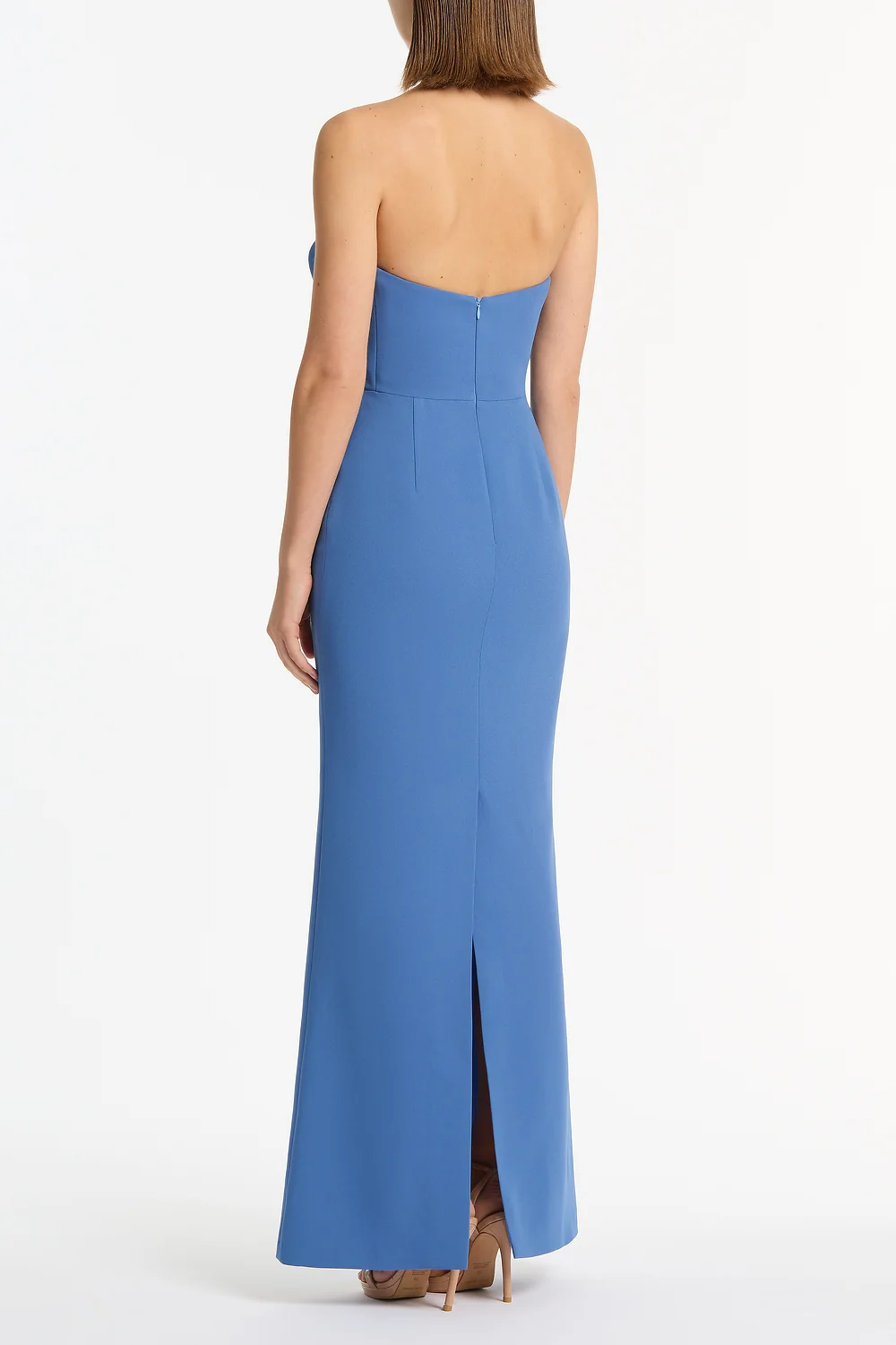 ATLAS CREPE SCULPTURAL GOWN - Image 3