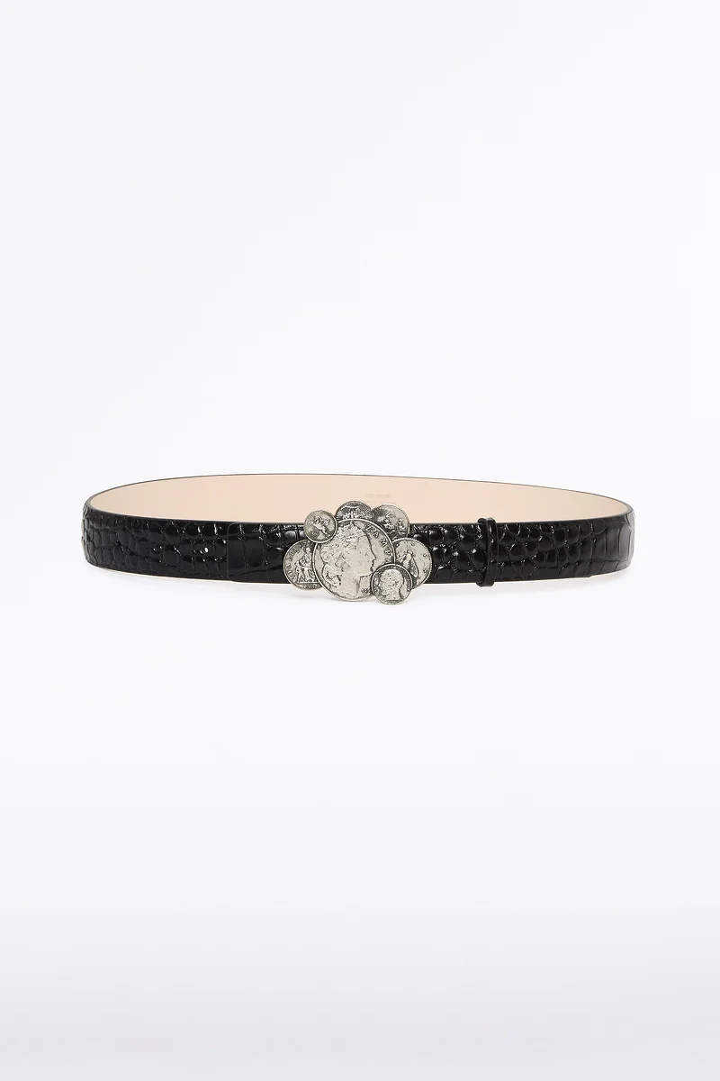 BLACK CROC CLUSTER COIN BELT - Image 2