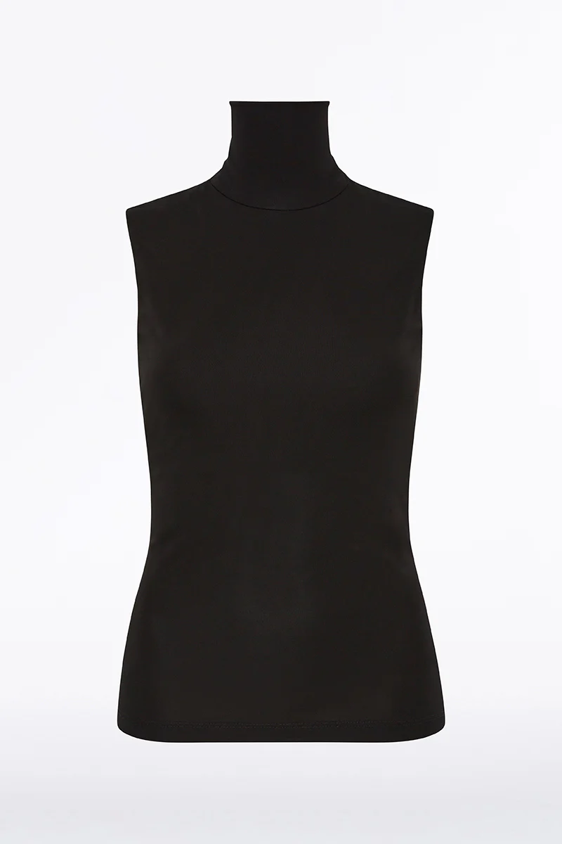 BLACK MATTE CUORE JERSEY POLO - Image 4
