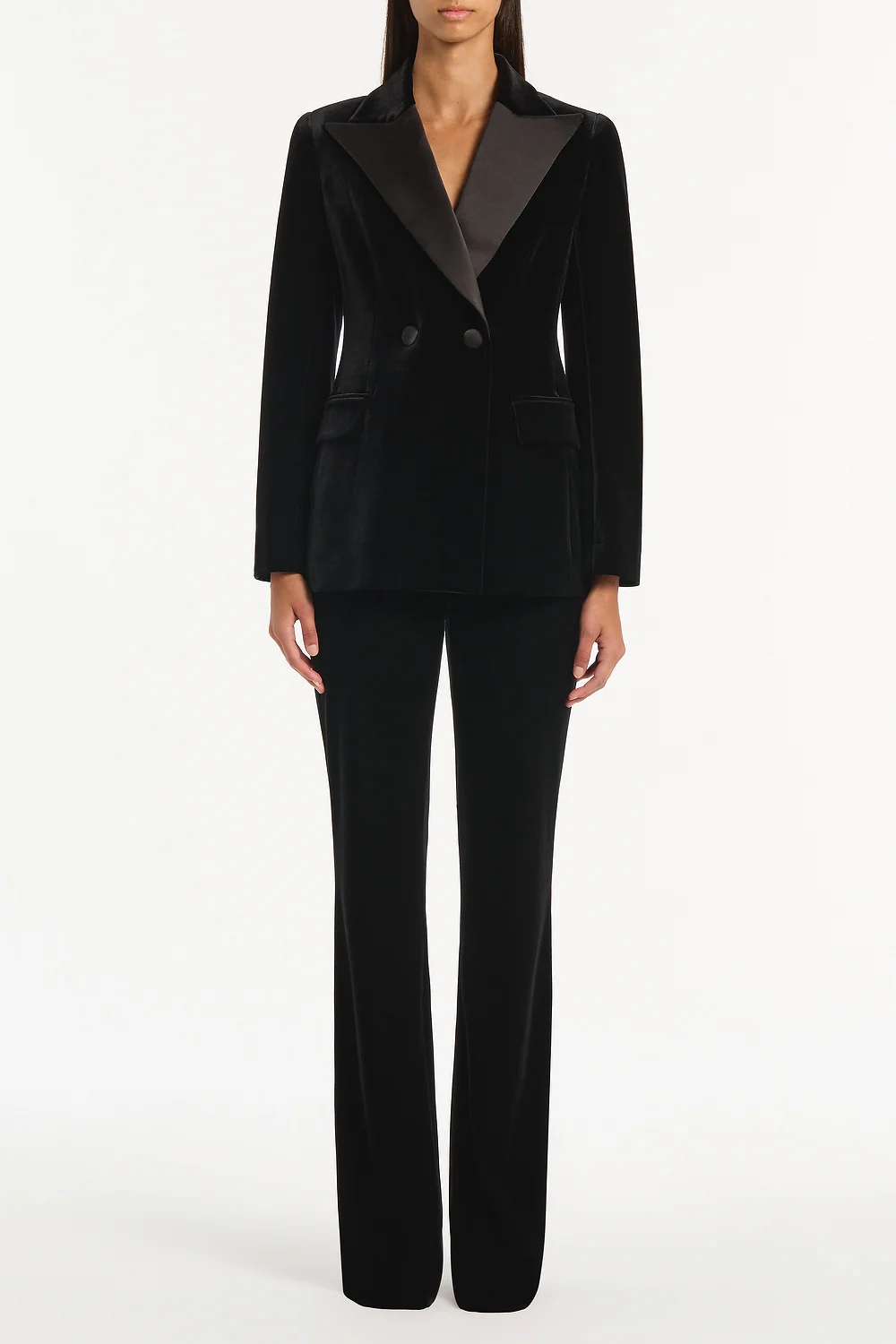BLACK VELVET PANT