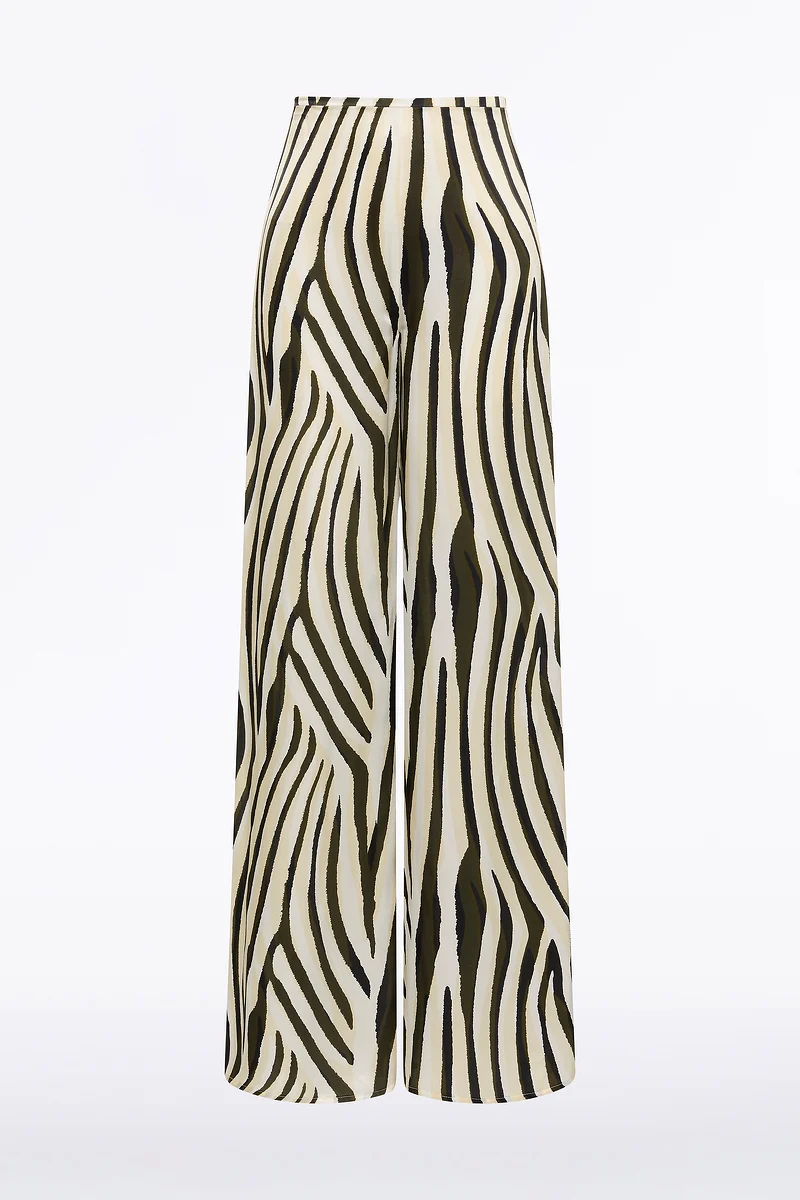 BOLD STRIPE PRINT PALAZZO PANT - Image 4