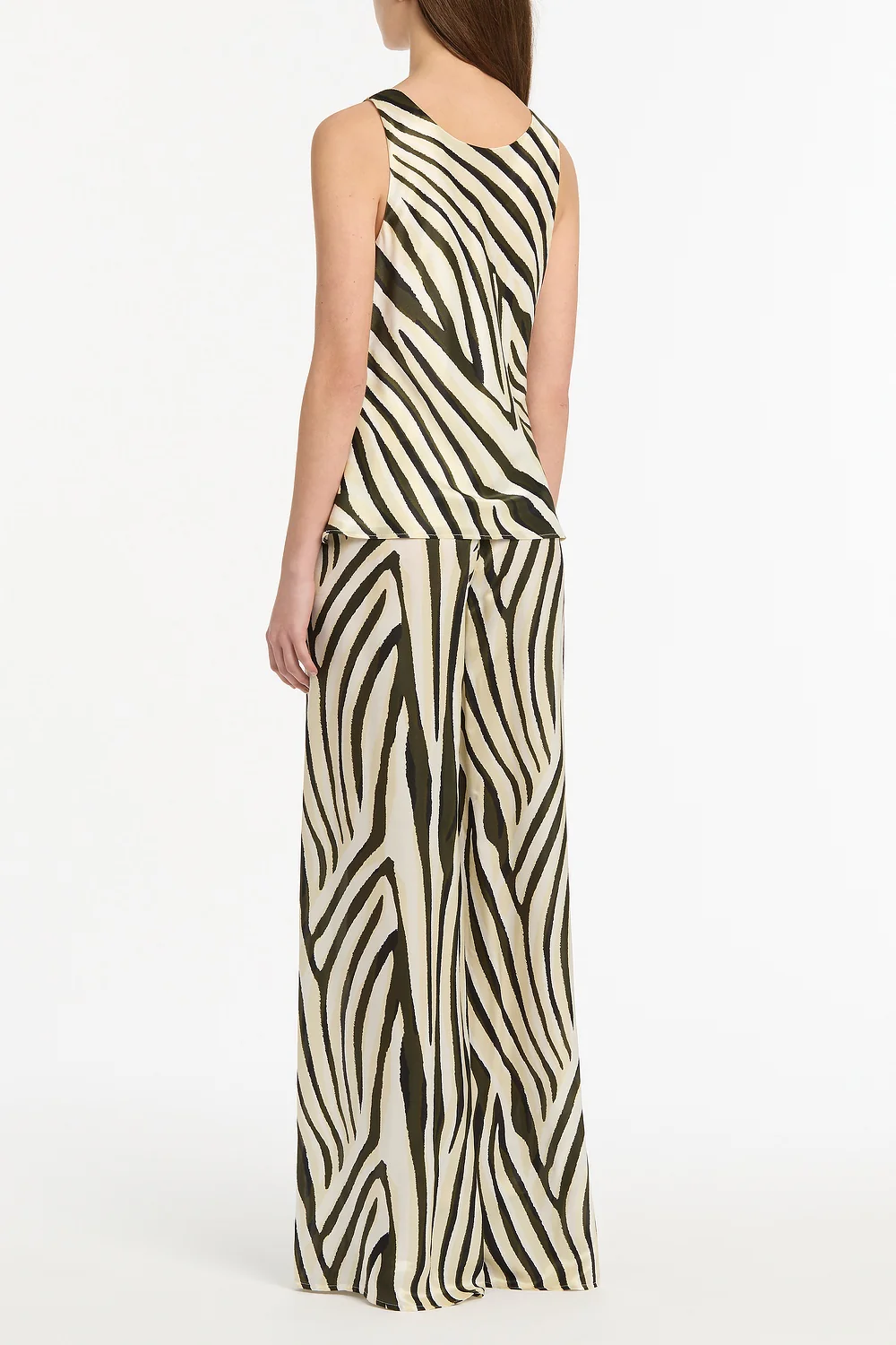 BOLD STRIPE PRINT SCOOP NECK CAMI - Image 3