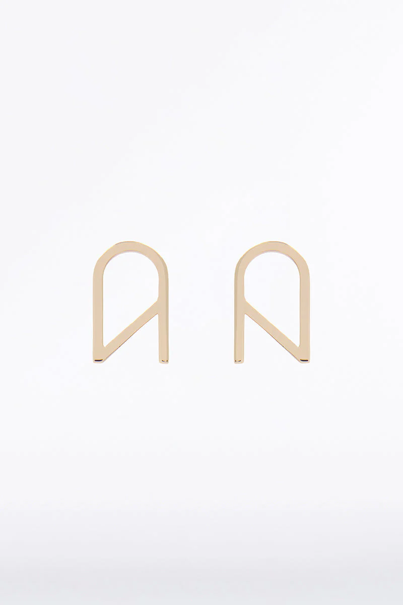 CZ LOGO EARRINGS SMALL - Image 4