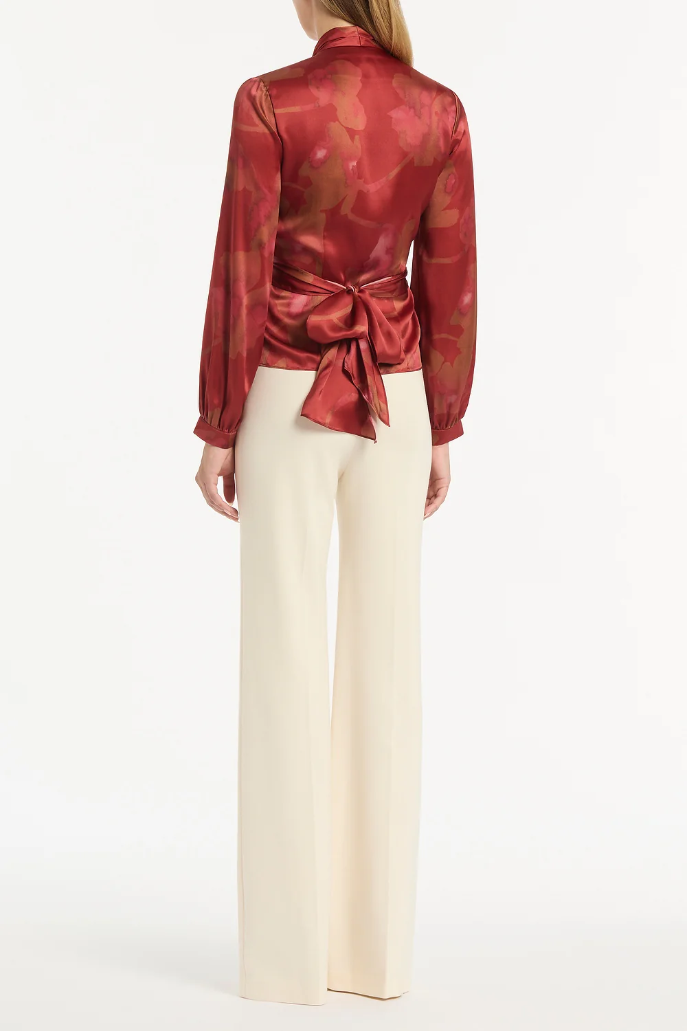 GRANDIFLORA SILK WRAP TOP - Image 2