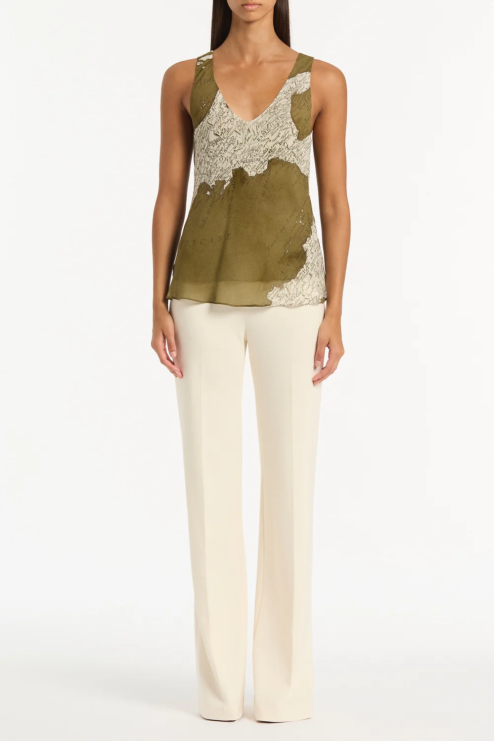JUNIPER ITALIA GEORGETTE SCOOP CAMI