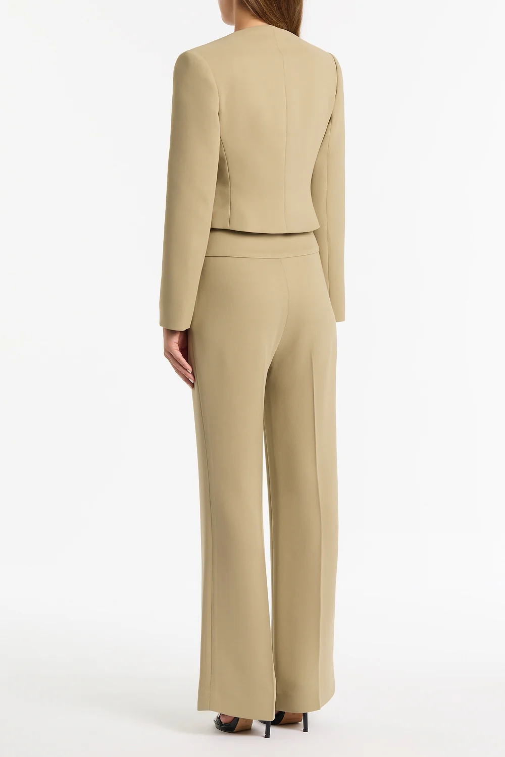 KELP CREPE WAISTED CLASSIC PANT - Image 2