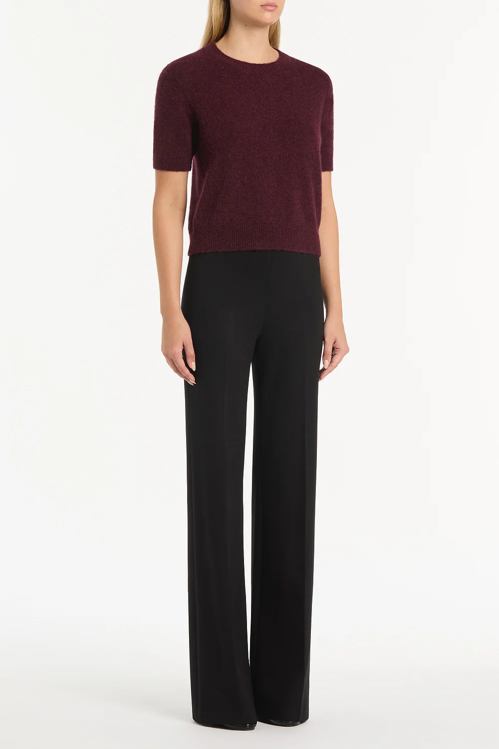LOGANBERRY BRUSHED KNIT TOP - Image 3