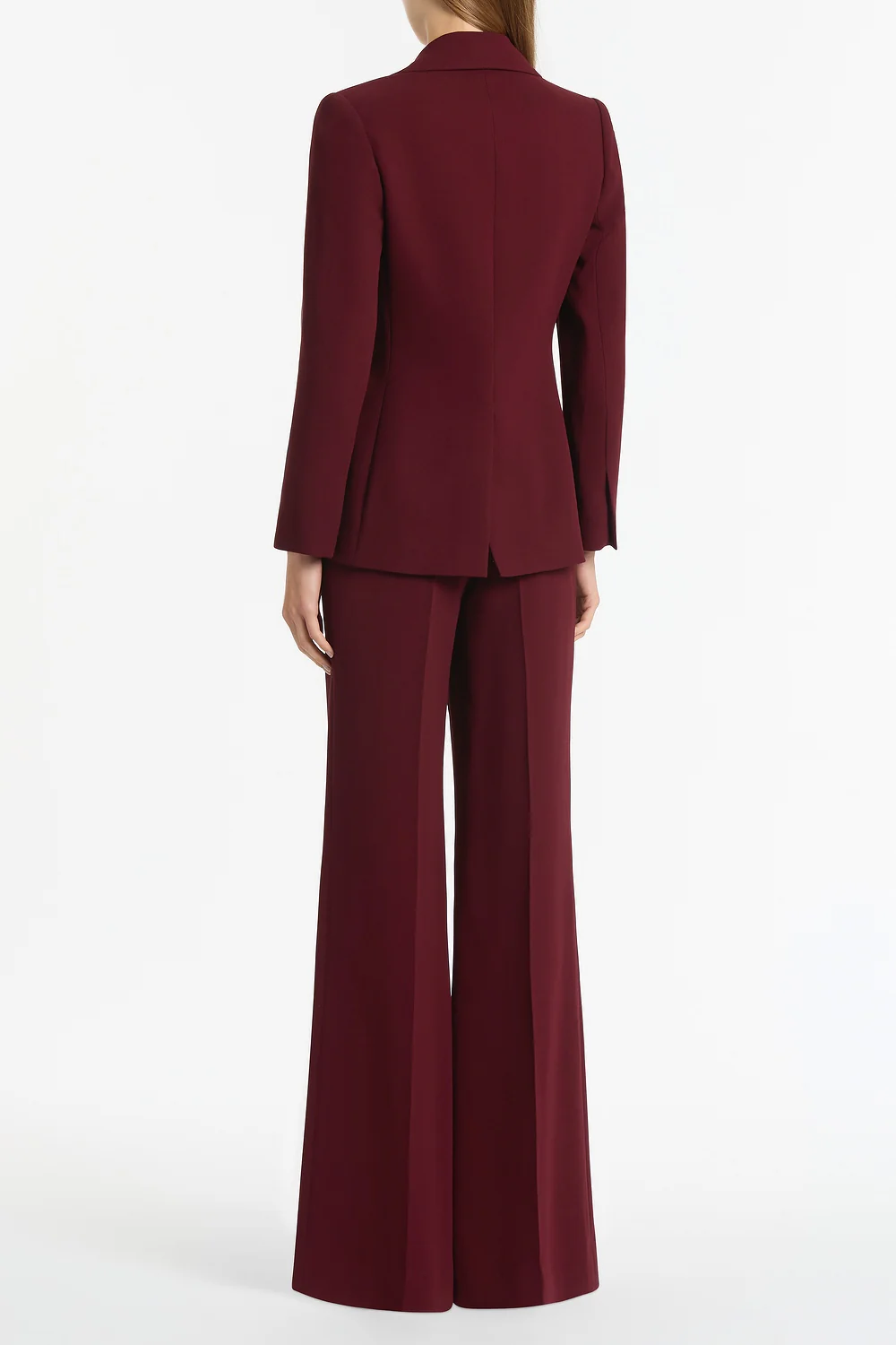 MERLOT CREPE CLASSIC JACKET - Image 2