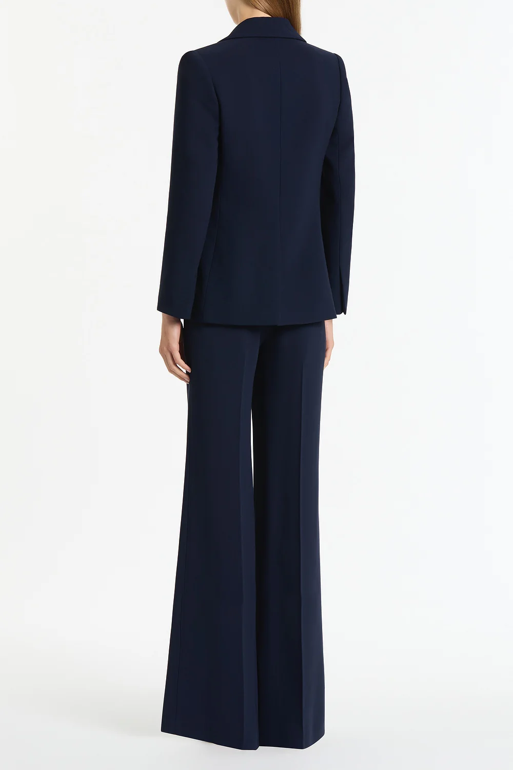 NAVY CREPE CLASSIC JACKET - Image 2