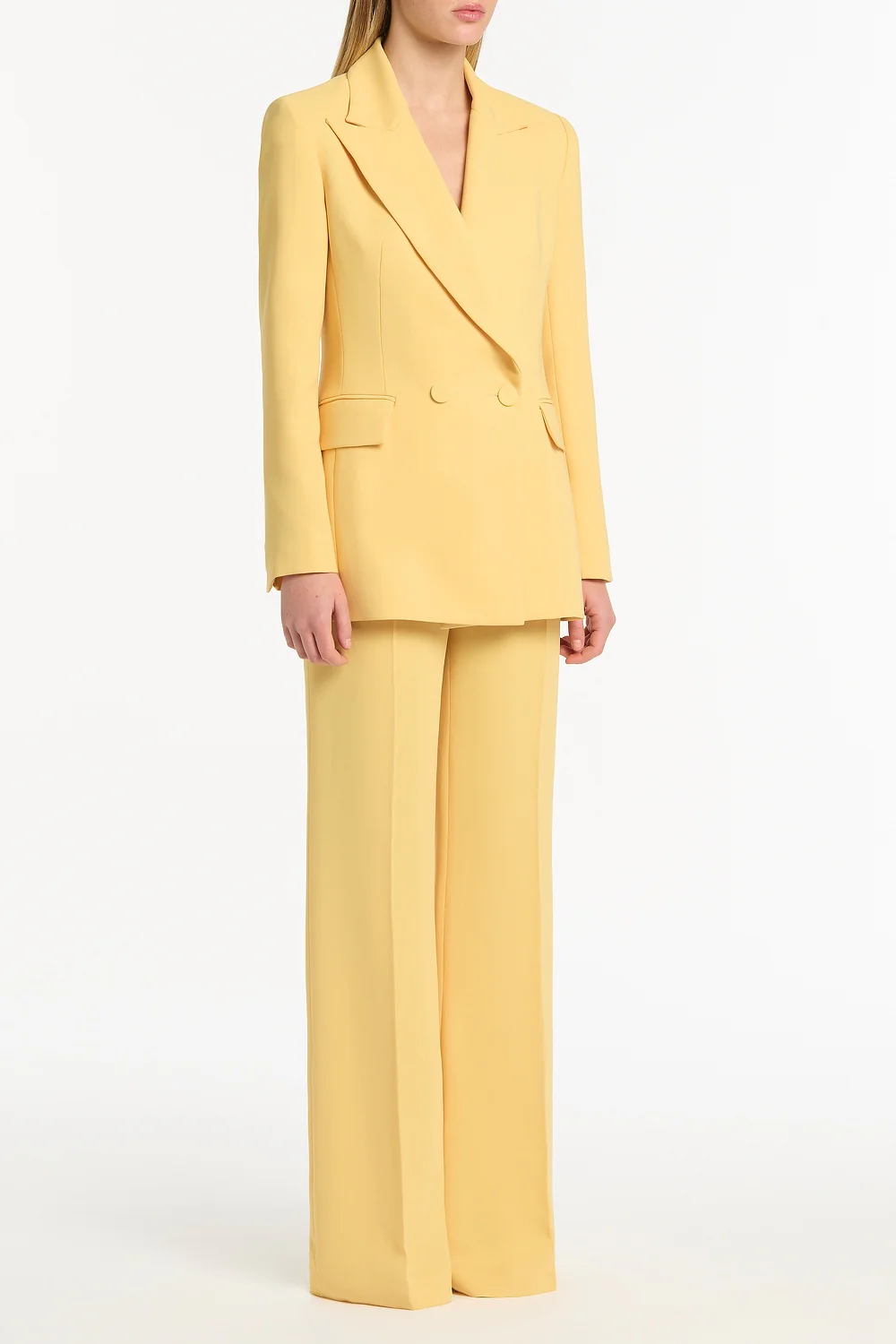 POLLEN CREPE DOUBLE BREASTED RELAXED BLAZER - Image 2