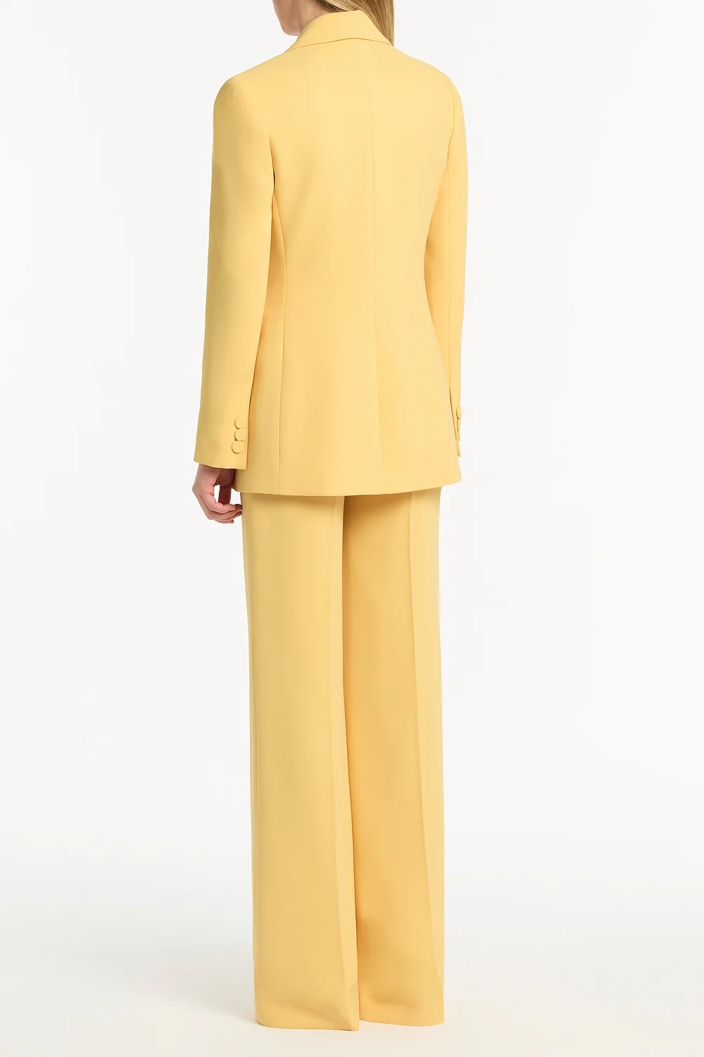 POLLEN CREPE DOUBLE BREASTED RELAXED BLAZER - Image 3