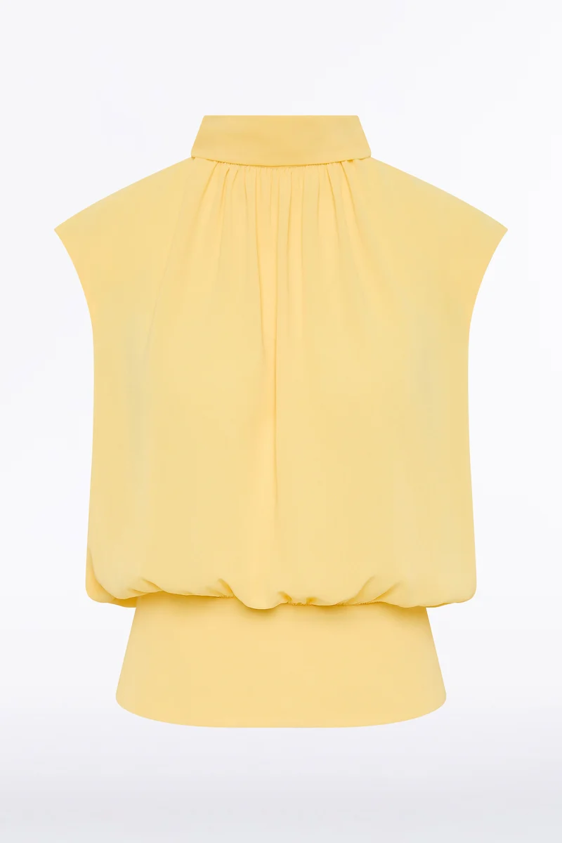 POLLEN GEORGETTE SCARF TOP - Image 4