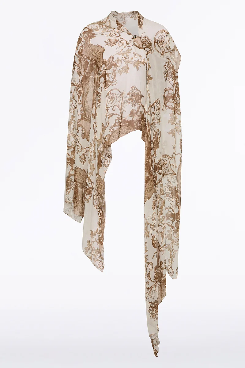 RENAISSANCE GEORGETTE CASCATA WRAP - Image 6