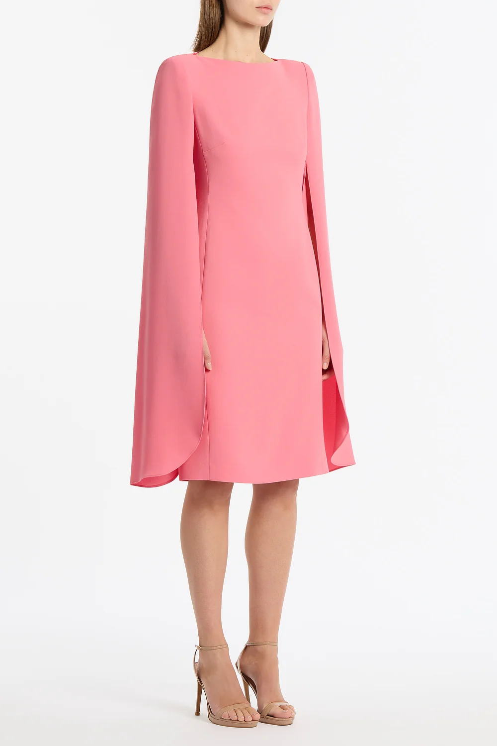 ROSE PINK CREPE LOVERO DRESS - Image 3
