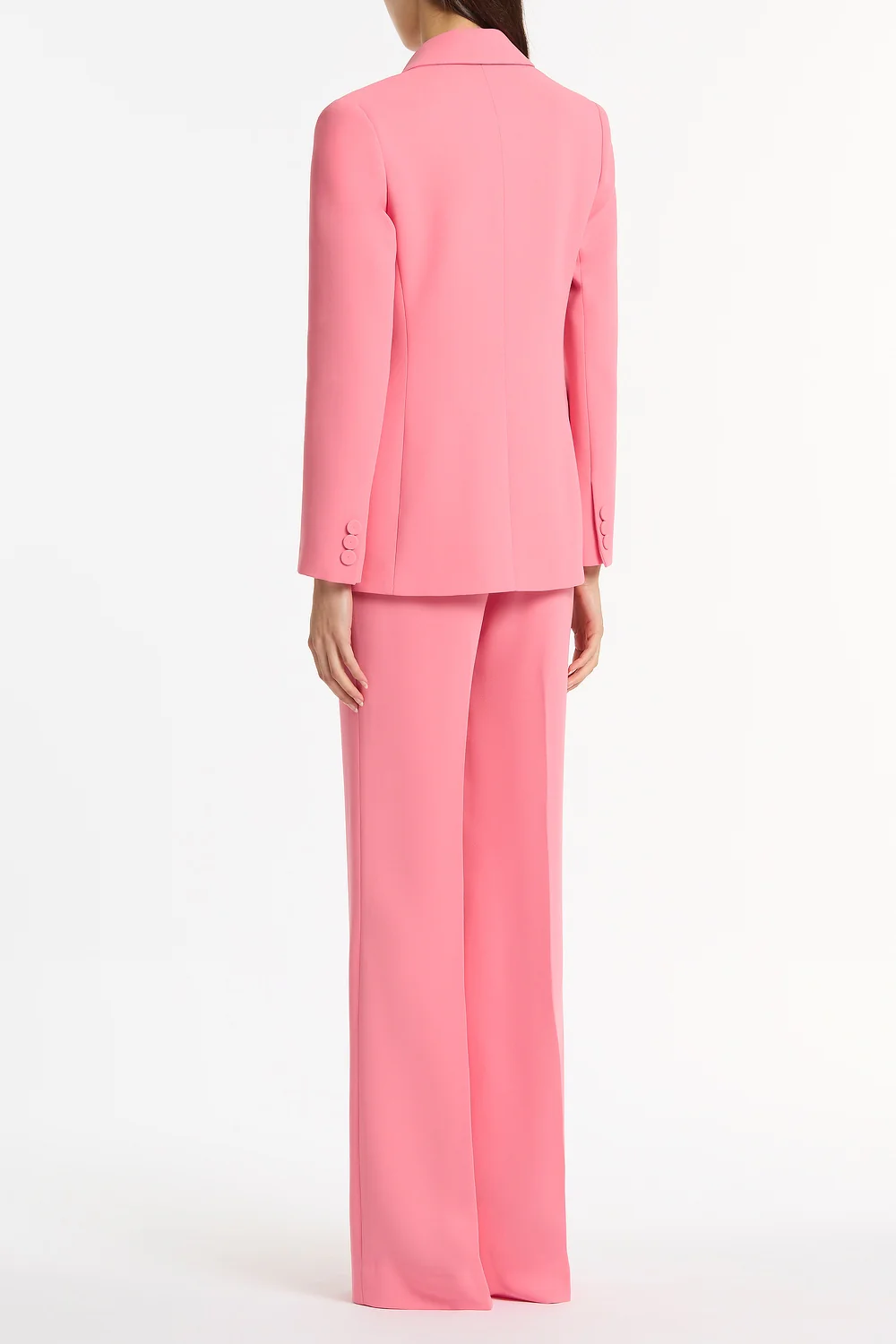ROSE PINK CREPE ROSE BLAZER - Image 3