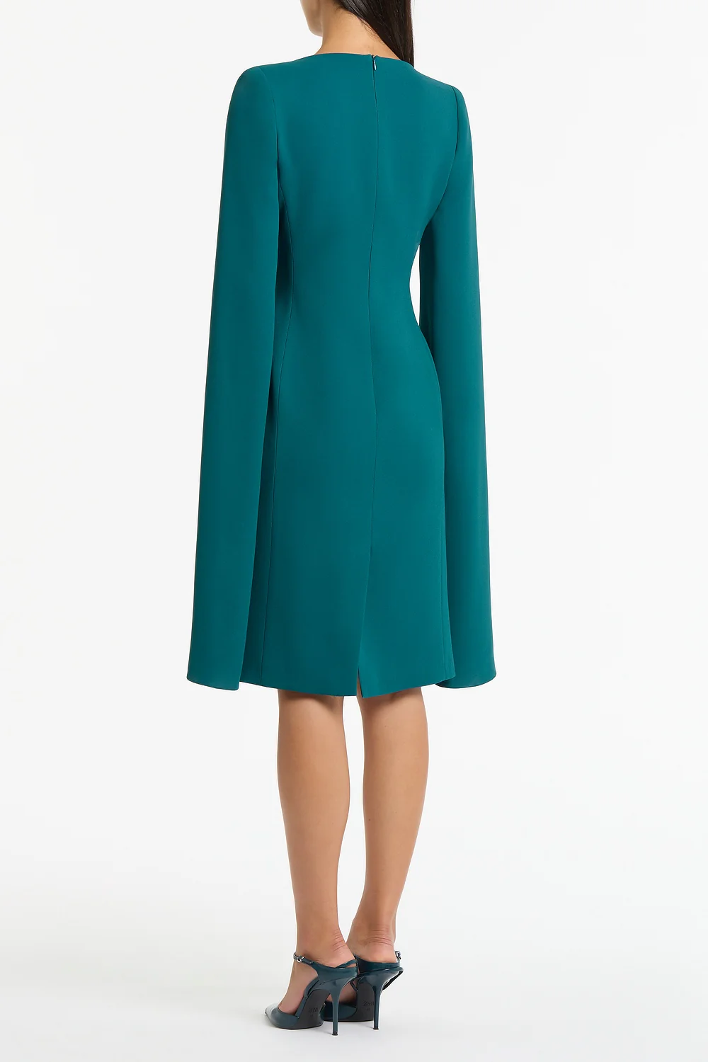 SERPENTINE CREPE LOVERO MIDI DRESS - Image 3