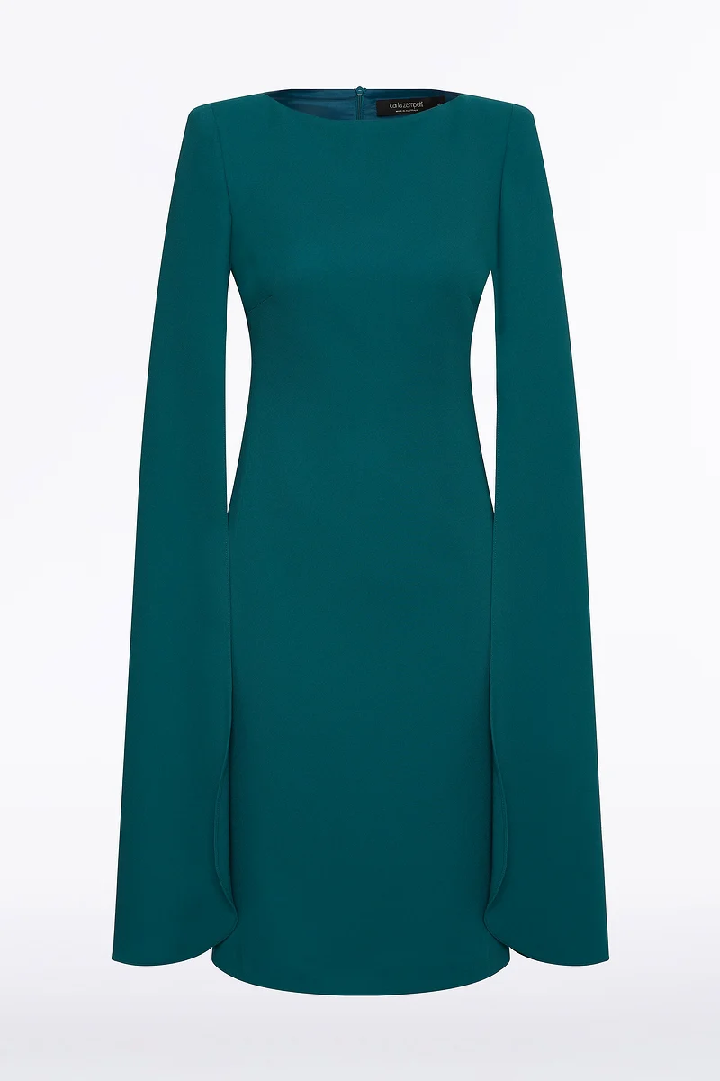 SERPENTINE CREPE LOVERO MIDI DRESS - Image 4
