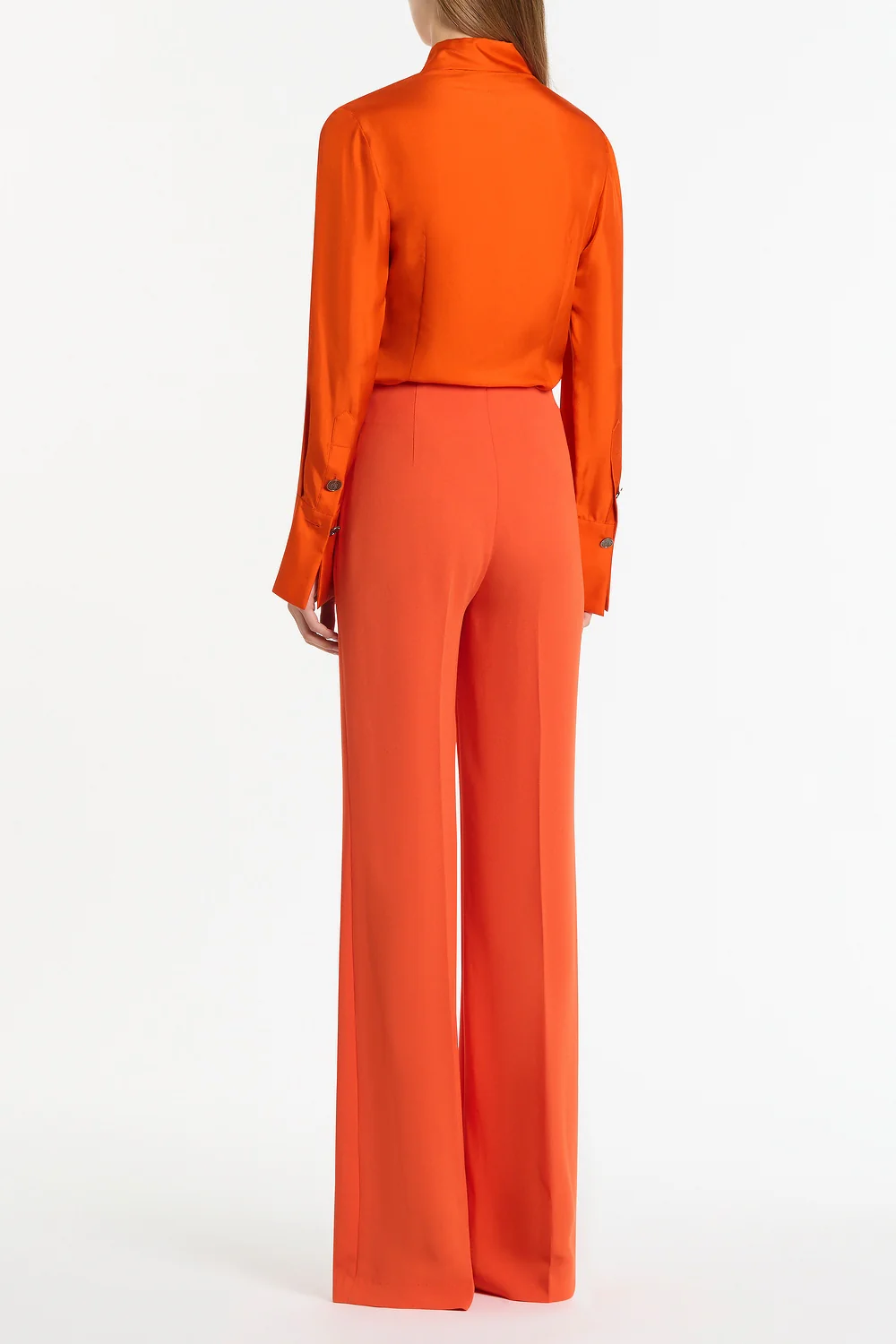 TANGERINE CREPE CLASSIC FLARED PANT - Image 2