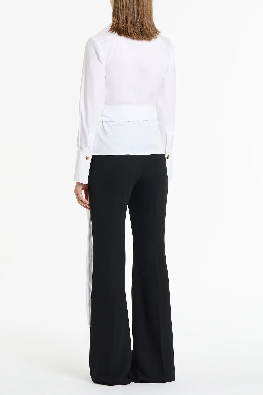 WHITE COTTON WRAP TOP - Image 3